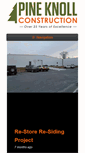 Mobile Screenshot of pineknollconstruction.com